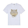 Kenzo T-Shirt Weiß-Gold: Modernes Statement für Stil, Komfort und Eleganz