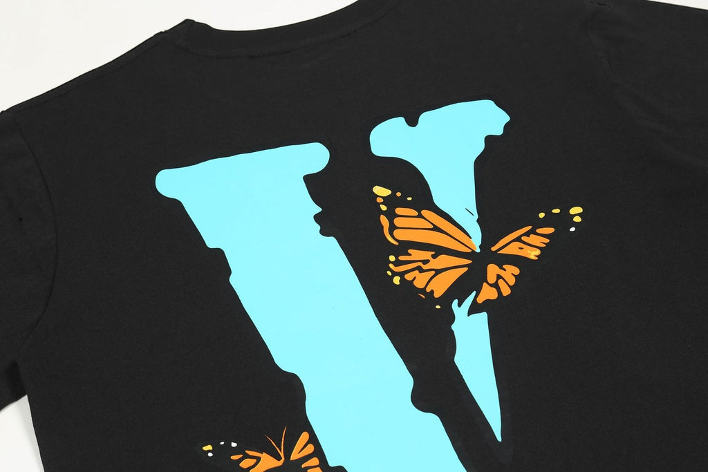 Exklusives V-LONE Schmetterling T-Shirt – Statement Streetwear Baumwoll-Shirt für Individualisten