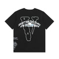 V-LONE Rose Streetwear T-Shirt Unisex Baumwolle Schwarz Komfortabel Stylisch Design