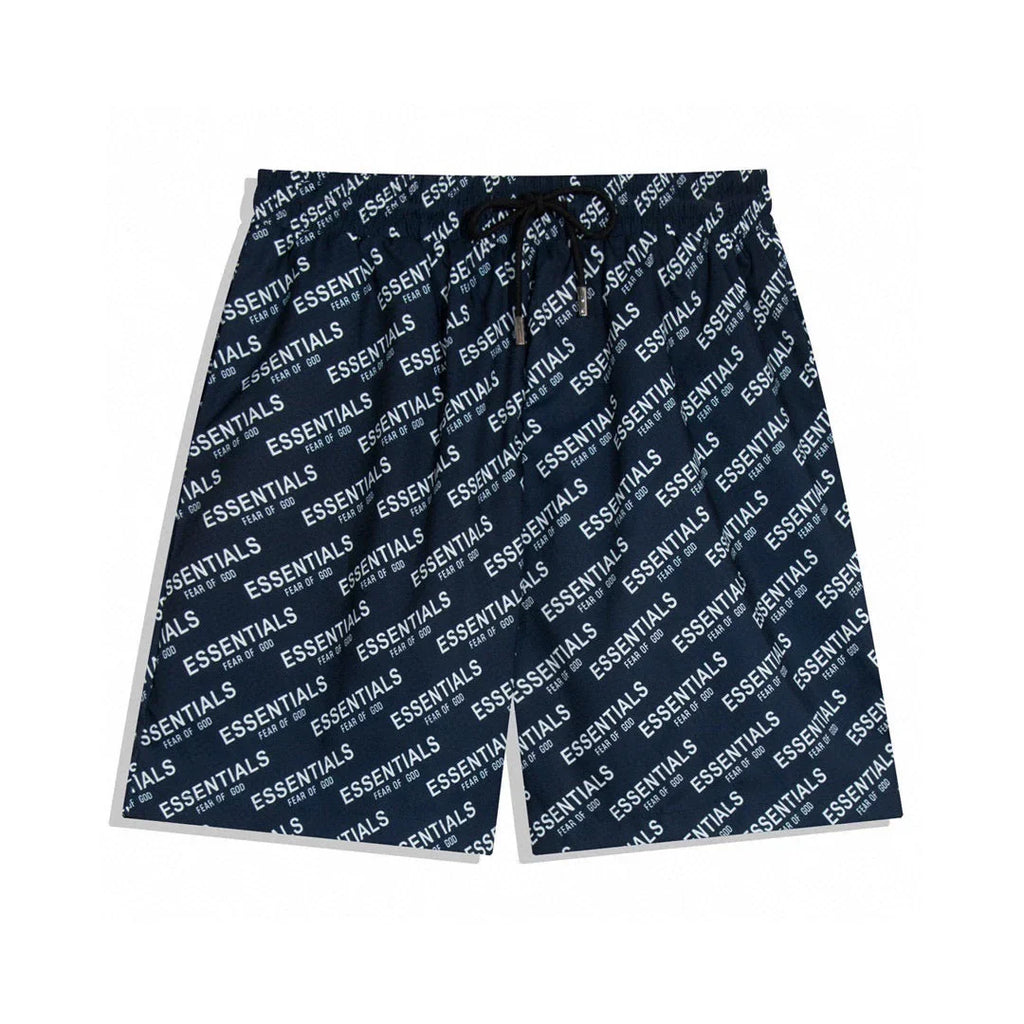 Essentials Fear of God Marineblaue Komfort-Shorts: Stilvolle Streetwear für Herren