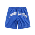 Palm Angels Blaue Luxus Badeshorts Herren – Stilvolle Designer Schwimmshorts