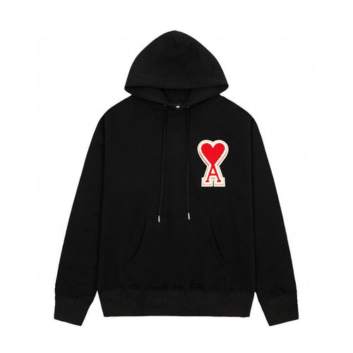 AMI Paris Unisex Baumwoll-Kapuzenpullover: Zeitloser Komfort und Eleganz für jeden Tag