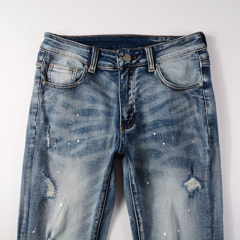 Amiri Palmblaue Luxus Designer Jeans Herren – Premium Denim, Beste Passform