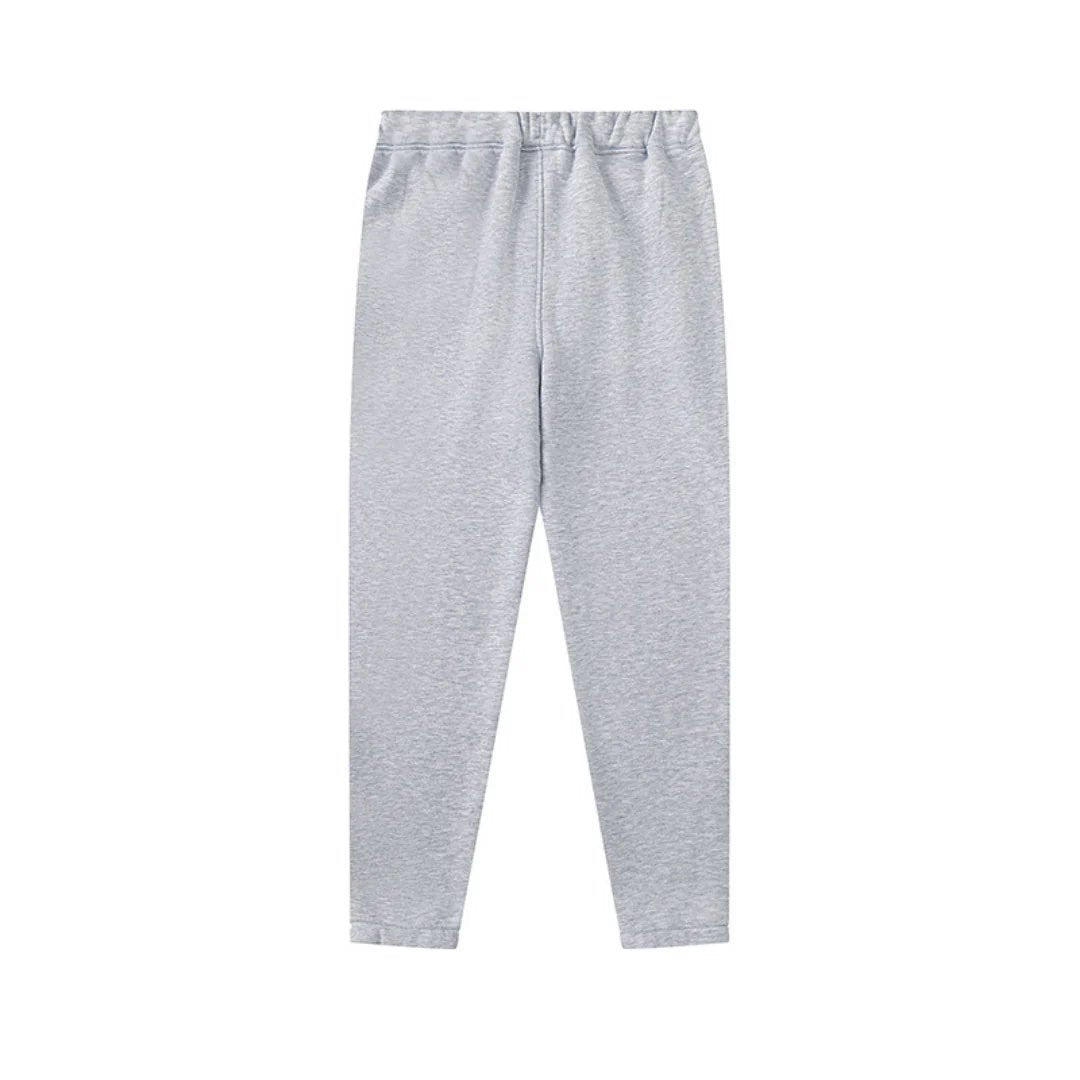 London Shooters Grauer Weißer Streetwear Jogginganzug – Bequem, Stylisch, Langlebig