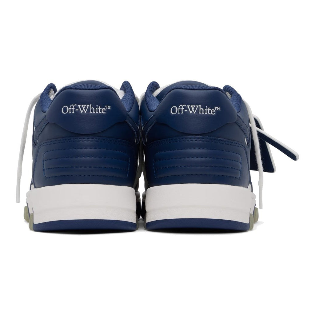 Off-White Out Of Office Sneaker Weiß Navy Blau Sportlicher Hybrid-Freizeitschuh