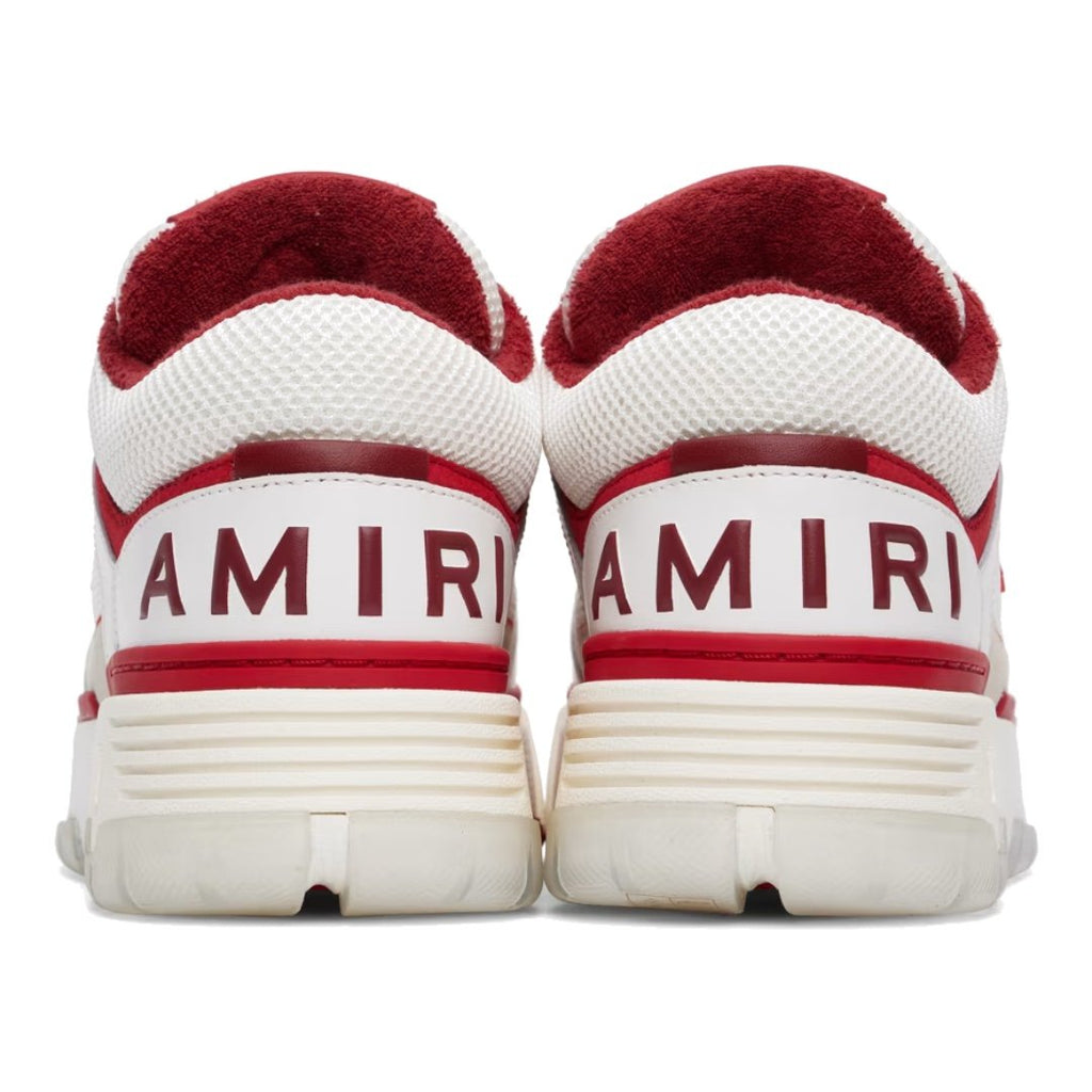 Amiri MA-1 Luxuriöse High-Top-Sneaker Weiß Rot – Skate-Stil