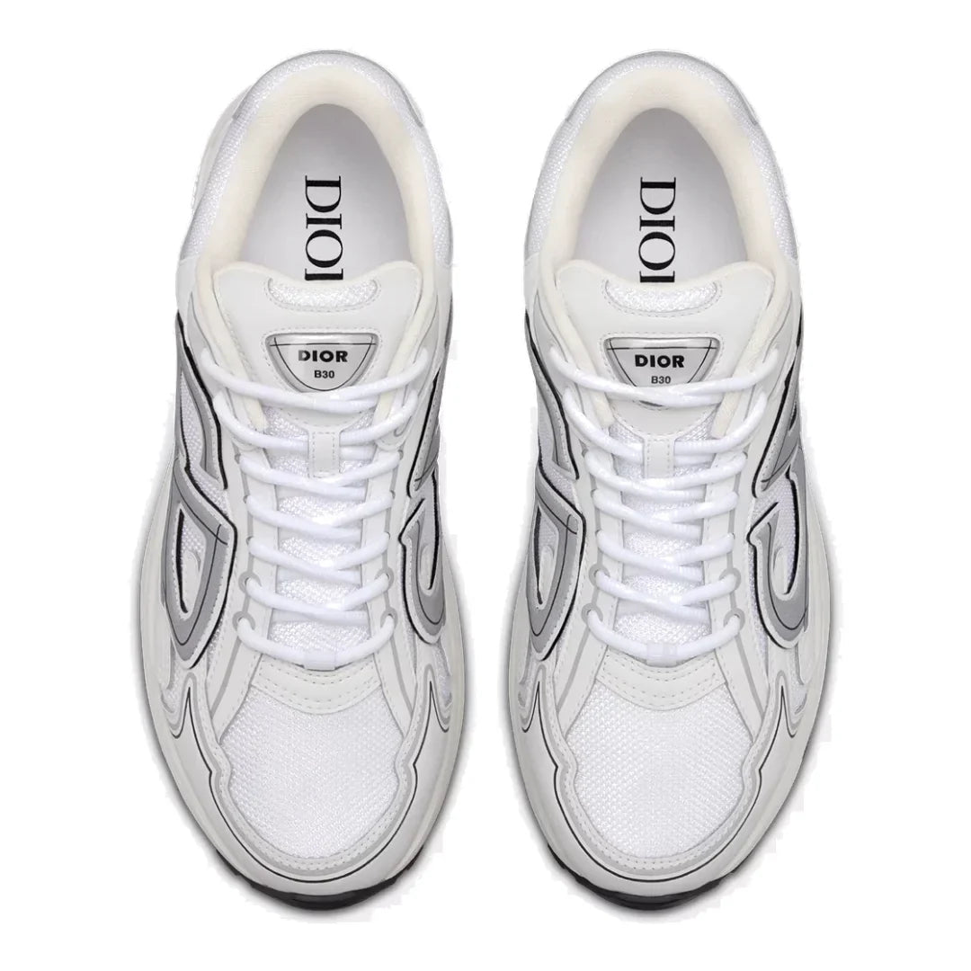 Eleganter Dior B30 Weiß Mesh Sneaker: Modern, Sportlich, Komfortabel, Stylisch