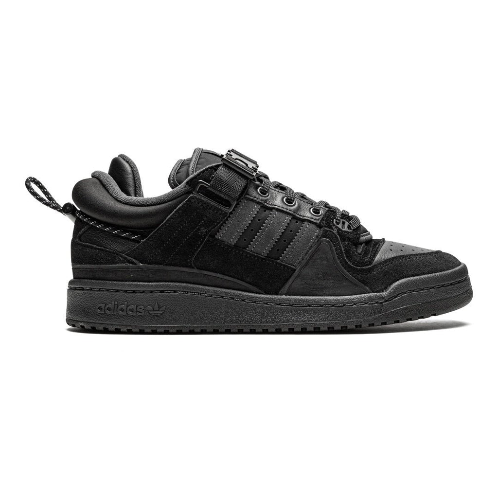 Adidas Forum Buckle Low Bad Bunny "Back To School" Schwarzer Wildleder Sneaker