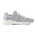 Prada America's Cup Pearl Silver Herren Sneaker: Ikonisch, Stilvoll, Luxuriös, Zeitlos